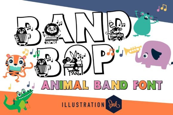 Band Bop: A Playful Font for Creative and Educational Projects