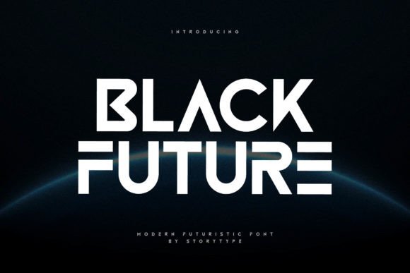 Black Future: A Bold, Futuristic Font for Modern Design