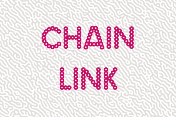 Chain Link: A Fun and Functional Display Font