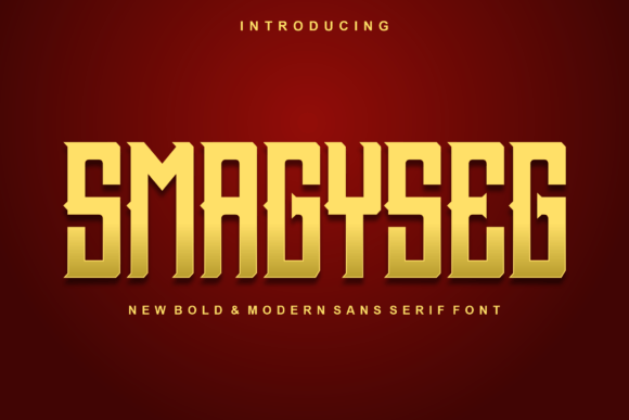 Discover the Power of Smagyseg: A Modern Display Font for Creative Expression