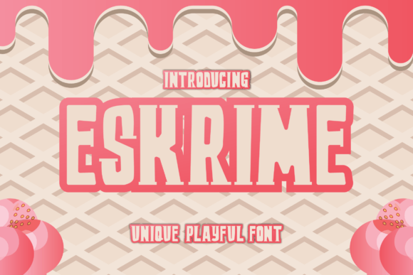 Eskrime: A Playful Display Font