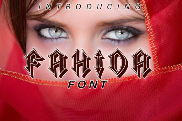 Fahida: A Bold 3D Gothic Display Typeface