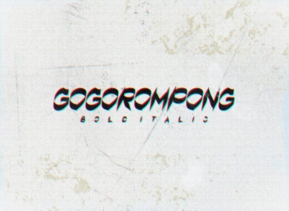 GOGOROMPONG: A BOLD TYPEFACE FOR DARING DESIGNS