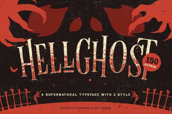 Hellghost: A Spooky Font for Halloween Projects and Beyond