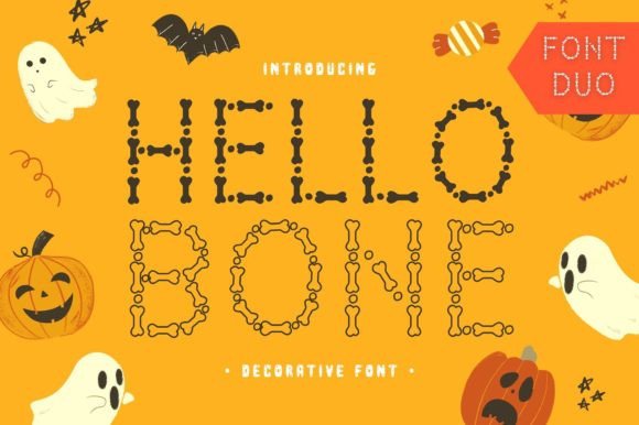 Hello Bone: A Playful and Authentic Decorative Font for All Your Creative Projects