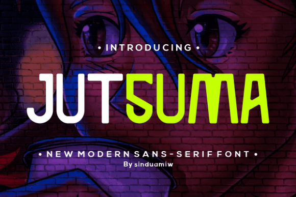 Jutsuma: A Bold and Dynamic Display Font for Modern Design
