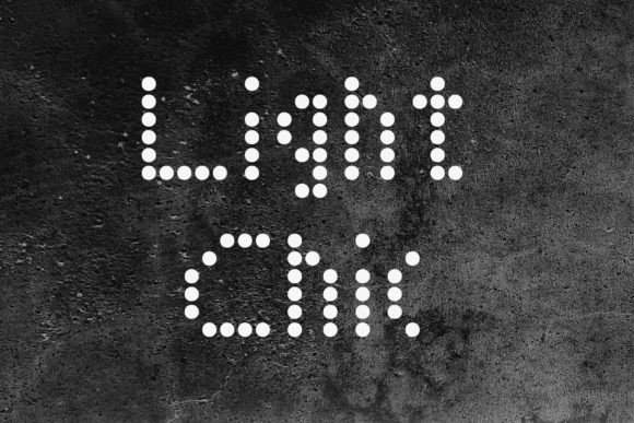 Light Chic: A Quirky Display Font for Creative Projects