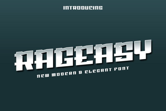Rageasy: A Modern Display Font That Elevates Your Designs