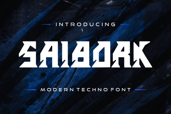 Saibork: A Strategic Display Font for Modern Design and Communication