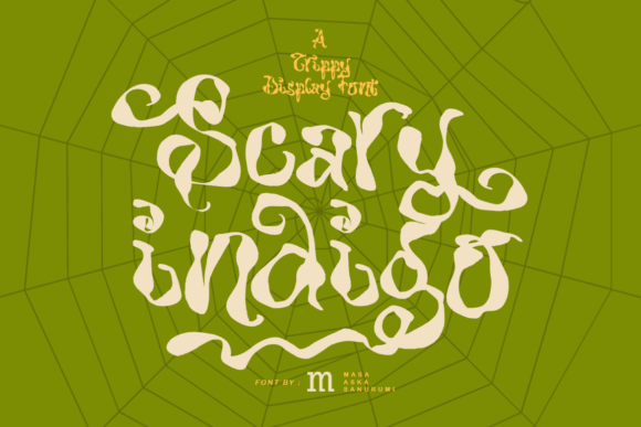 Scary Indigo: A Font That Haunts With Style
