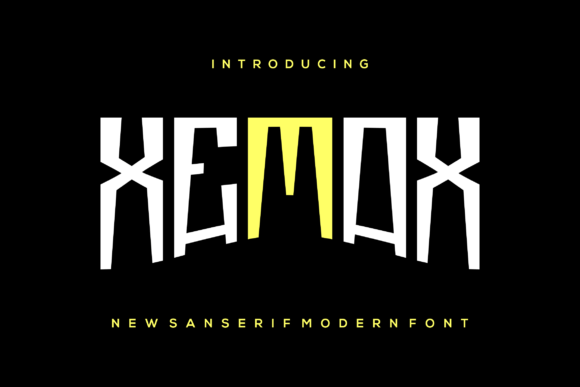 Xemox: A Bold and Authentic Display Font for Diverse Branding Needs